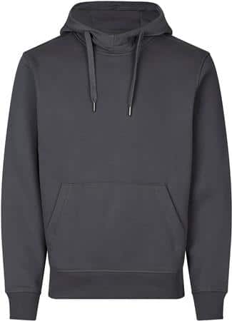 Hættesweatshirt koks grå s