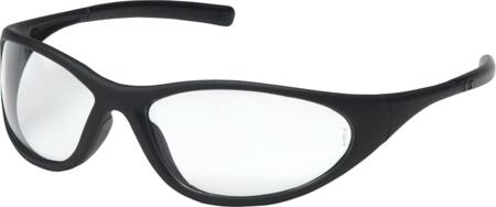 Sikkerhedsbrille sort stel/klar