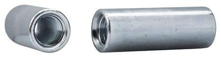 Forbindelsesmuffe rund m6x40 elforzinket