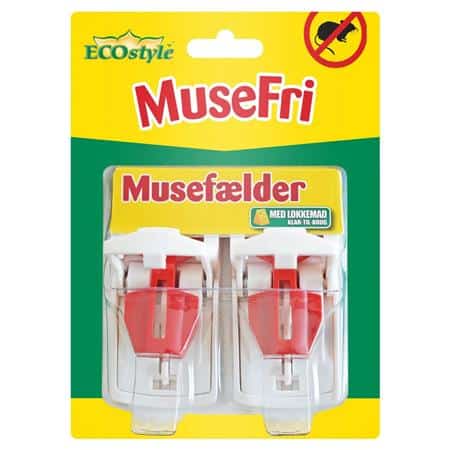 Musefri musefælder, 2-pak