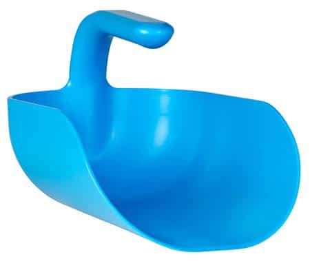 Ergonomisk håndskovl, 2 liter, blå