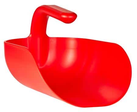 Ergonomisk håndskovl, 2 liter, rød