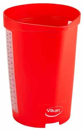 Målekande, 2 liter, rød