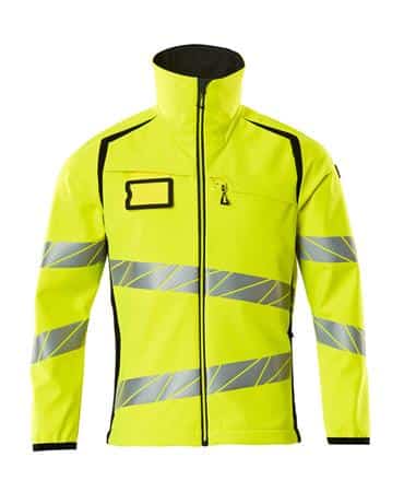 Softshell hi-vis gul/sort 3xl