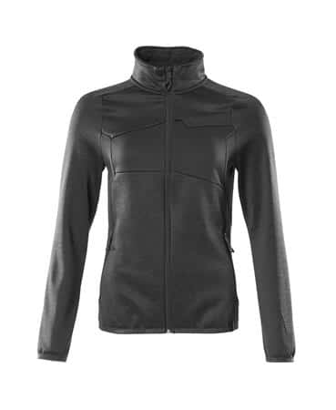 Fleecetrøje sort 5xl