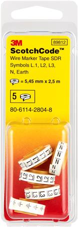 Tape mrk l1-l2-l3-n-j refill handy mar.