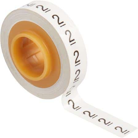 Tape mrk 2 blister med 3 rl handy marker