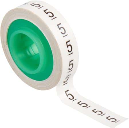 Tape mrk 5 blister med 3 rl handy marker