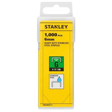 Hæfteklammer hd type g 6mm/1000pk
