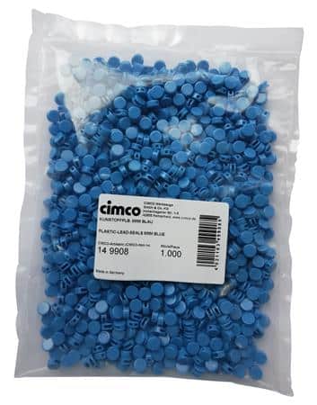 Plomber blå plast ø8mm (1000)