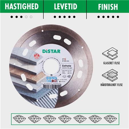 Diamant skæreskive ø125mm