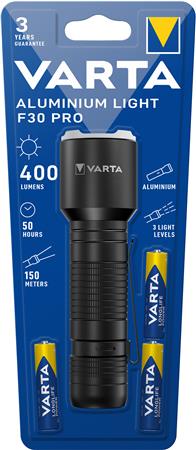 Lygte aluminium light f30