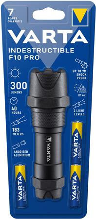 Lygte indestructible f10 pro, 3aaa