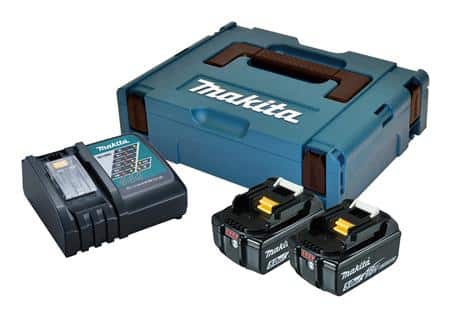 Batteripakke 2xbl1850b + dc18rc