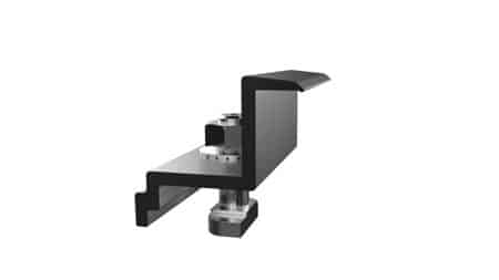 Ende klips 30mm sort