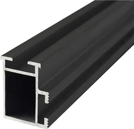 Profil 36x48x3300mm sort