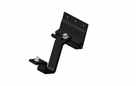 Tagkrog 120 mm sort aluminium