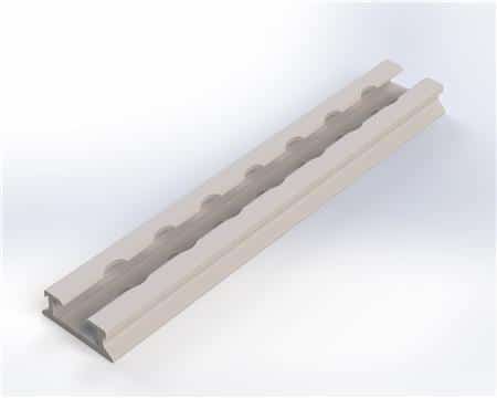 Trapez plade konsol (36x200)