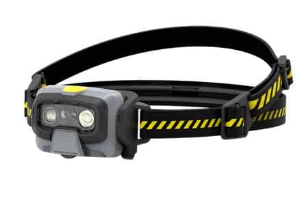 Genopladelig pandelampe. 800 lumen. ip68