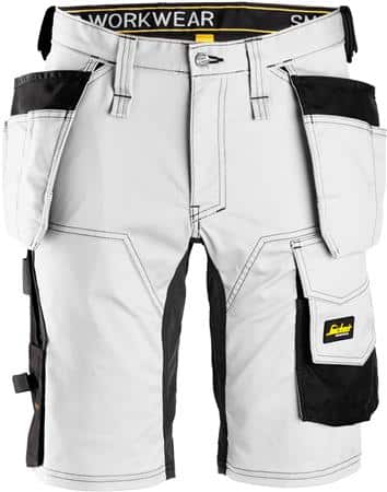 Shorts hvid/sort str: 48