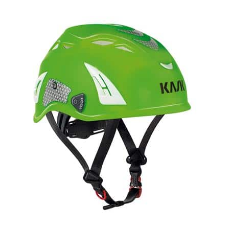 Sikkerhedshjelm kask paq hi-vis limegrøn