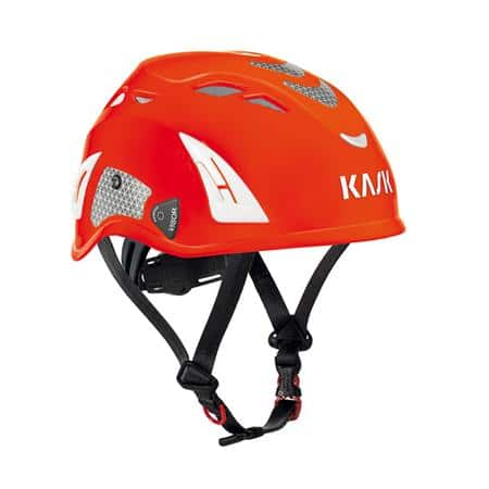 Sikkerhedshjelm kask p.aq hi-vis rød