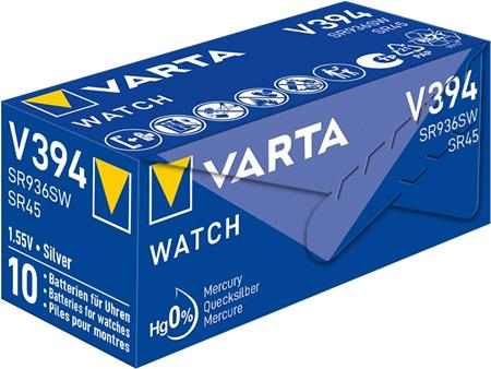 Batteri v394 sr45 1,55v 67mah