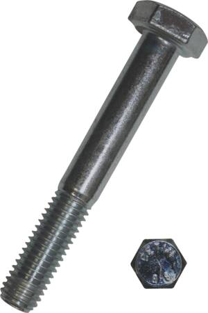 Stålbolt m8x85mm elfz sw13 u/møt. din931