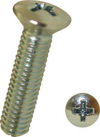 Maskinskrue m5x20mm lh ph2 elforzinket