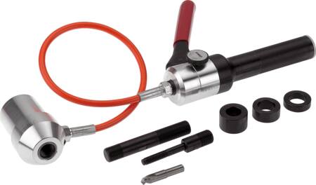 Hydrauliktang med håndpumpe