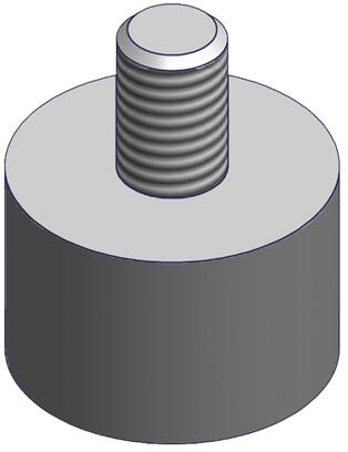 Gummifod for roll-profi