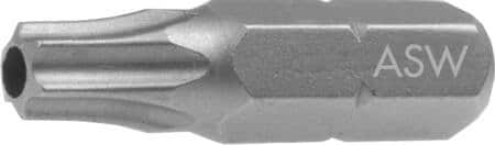 Bits torx 27 med boring 25mm 1/4