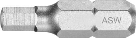 Bits unbrako 2,5mm 25mm 1/4