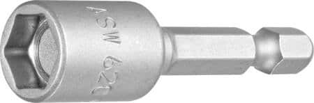 Boltbits 8,0mm med magnet 50mm