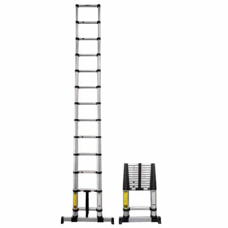 Teleskopstige proff 13 trin 3,80 m.
