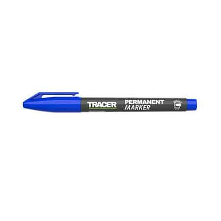 Permanent tusch blå