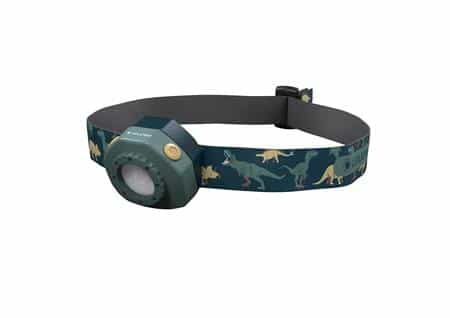 Genopladelig pandelampe t/børn. 40 lumen