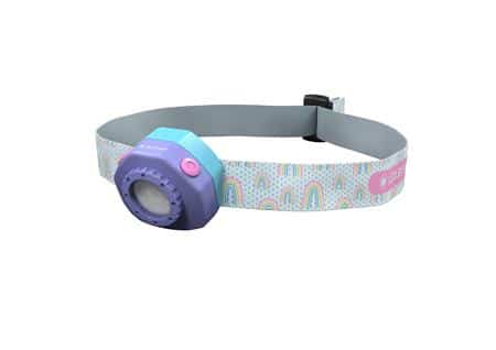 Genopladelig pandelampe t/børn. 40 lumen