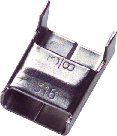 Clips ae 452 6,3mm rustfri