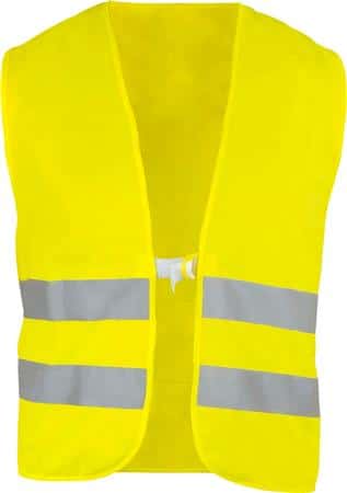 Advarsel vest hi-viz yellow onesize