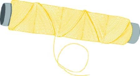 Skæresnor til pe/pex spole 50m