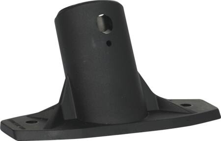 Sokkel sort ø31mmx100mm for skafte