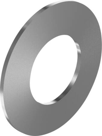 Tallerkenskive 10,2x20x1,25mm din2093 a2