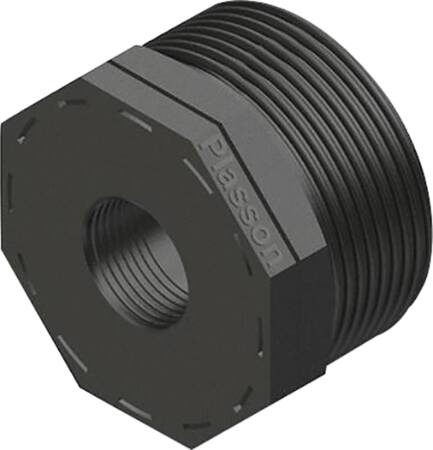 Push-in nippel muffe 1 1/2" x 3/4"