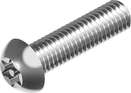 Sikringsskrue 6x12mm a2 bh tx30 med tap