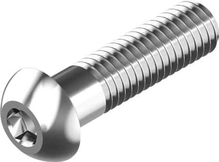 Skrue m6x16mm a2 bh 6kt.4,0mm iso7380