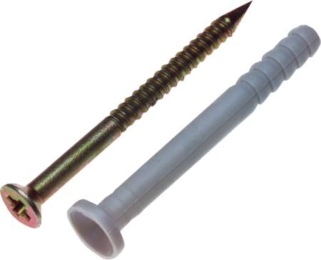 Sømplug 6x40mm flad krave