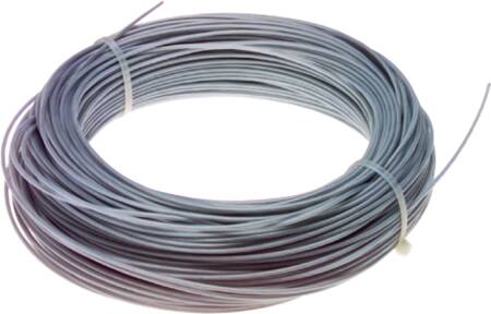 Wire ø1,5mm-2,3mm galv: 1x19 nylon trans