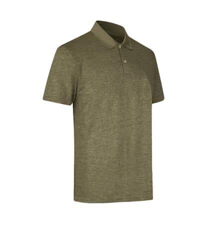 Poloshirt oliven melange l