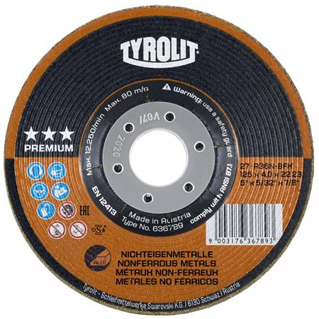 Prem skrubskiver 125x4x22,23 a36n-bfx